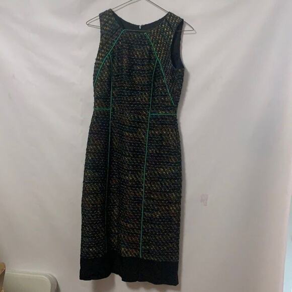 DAVID MEISTER SHEATH WOOL BLEND DRESS SIZE 4 - Picture 1 of 8